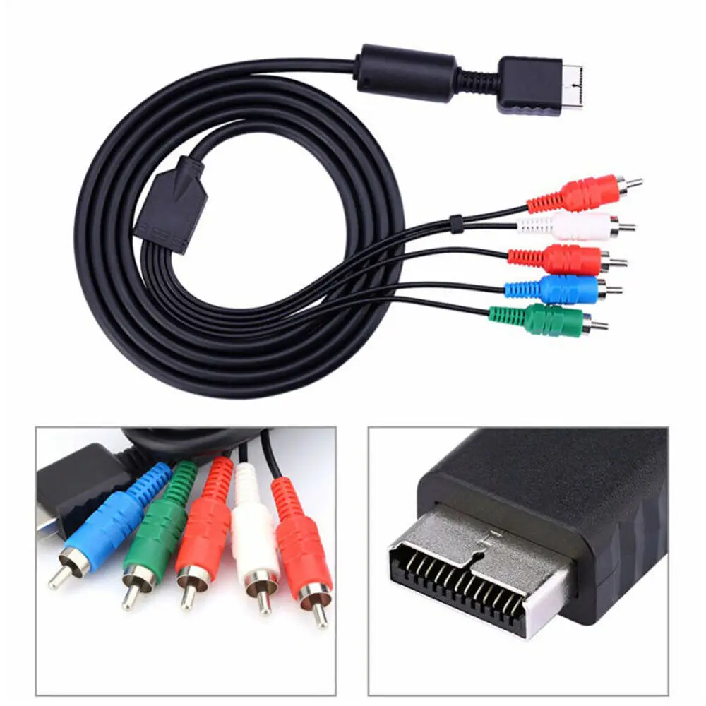 کابل 5 فیش HD پلی استیشن 2 ( پلمپ )